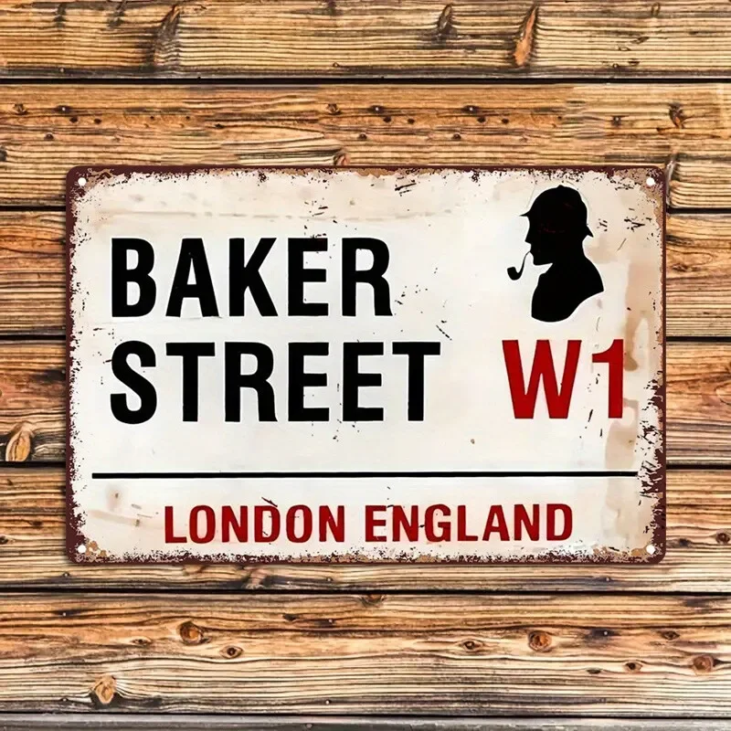 Home Office Of London - Targa in metallo Baker Street W1
