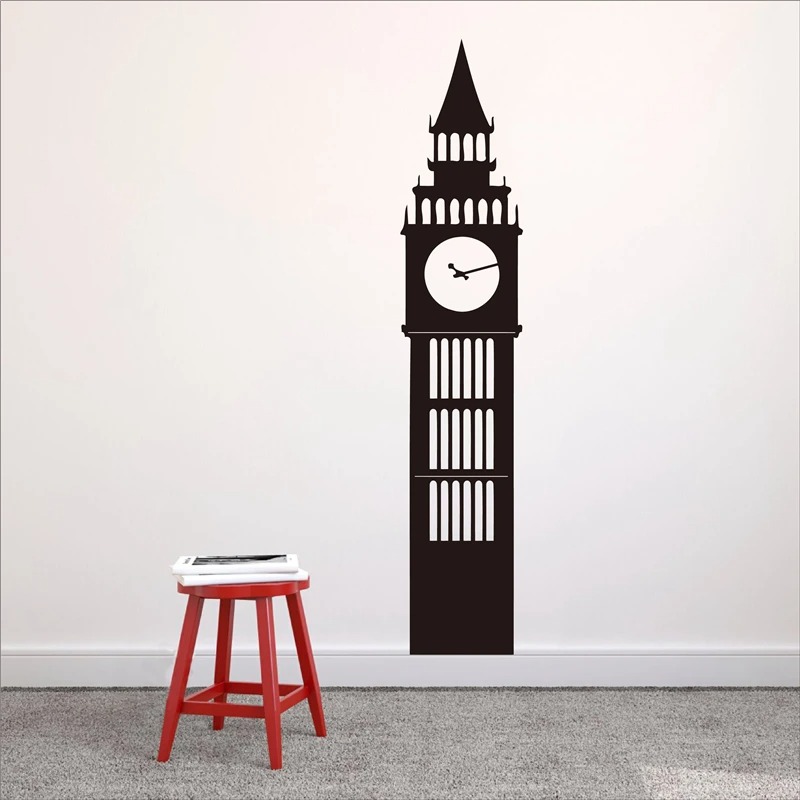 Home Office Of London - Adesivo Murale in Vinile con l'Orologio