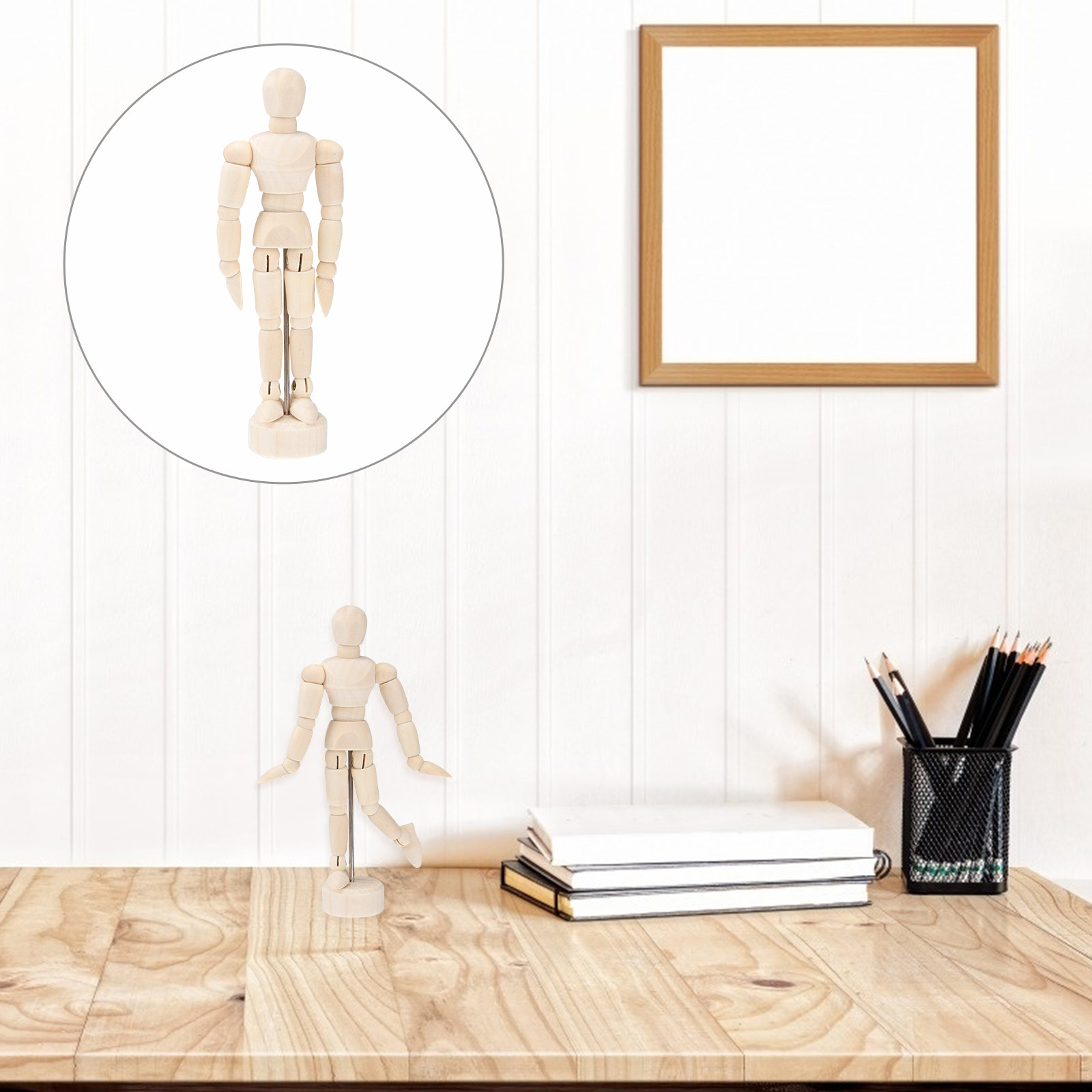 Home Office Studio - 3 Pezzi Manichino in Legno da