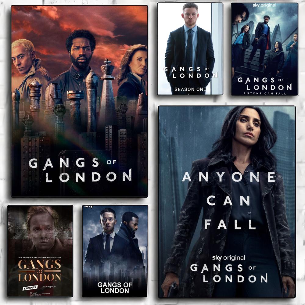 Home Office Of London - Poster minimalista della serie TV G-Gangs