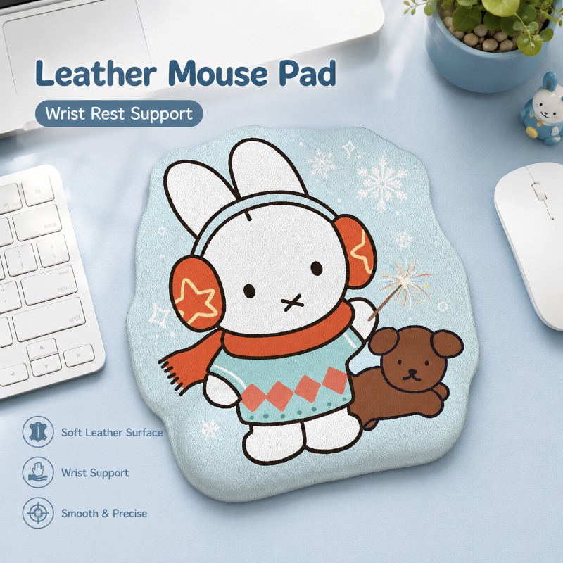 Wrist Rest Pad - Tappetino per Mouse in Pelle Anime