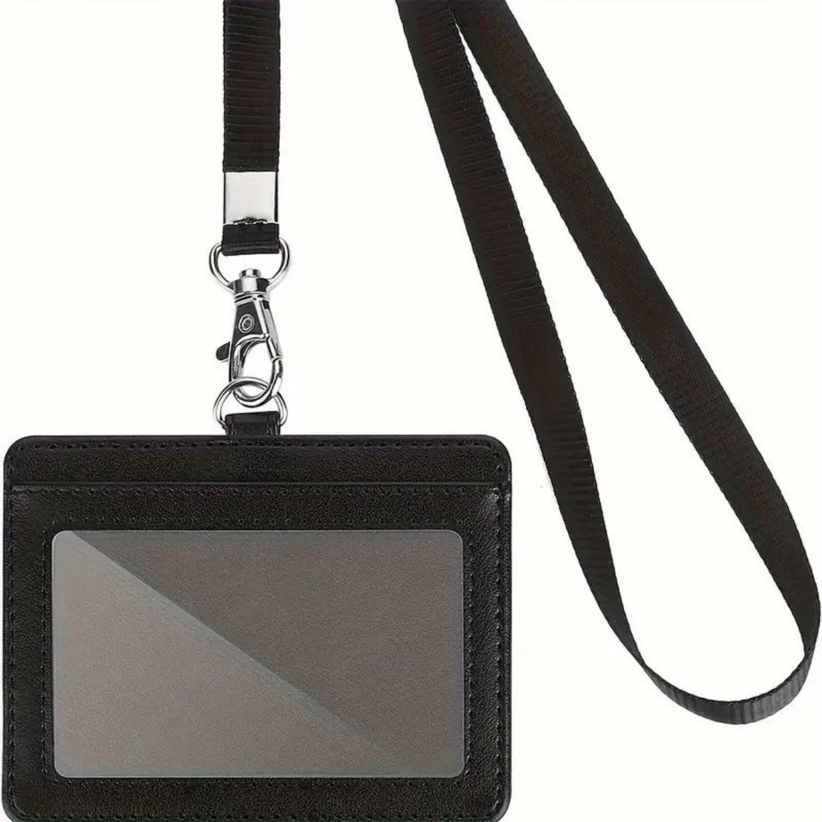 Home Office Login - 1 porta badge orizzontale con cordino