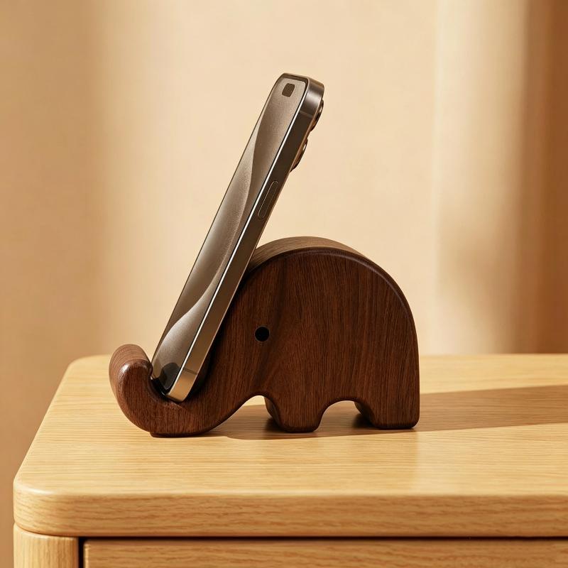Home Office Jobs - Supporto per Telefono in Legno Massello