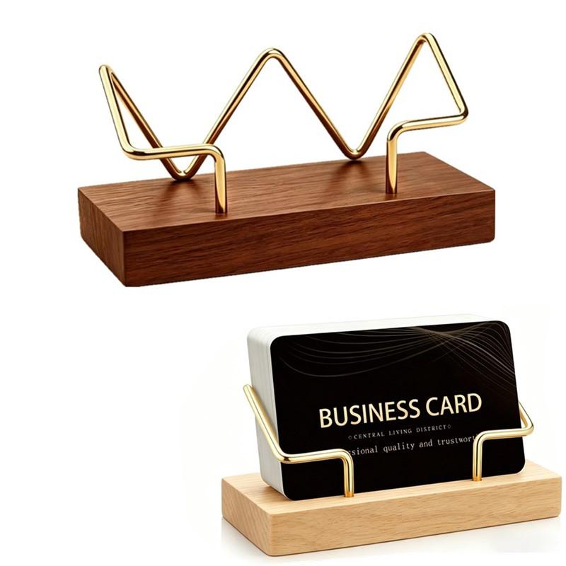 Document Holder Stand - 【A8】Porta Biglietti da Visita in Legno,