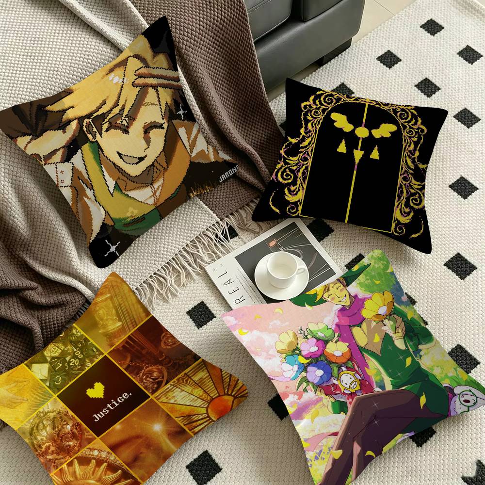 Home Office Icon - GAME YELLOW DELTARUNE icon Copricuscino decorativo