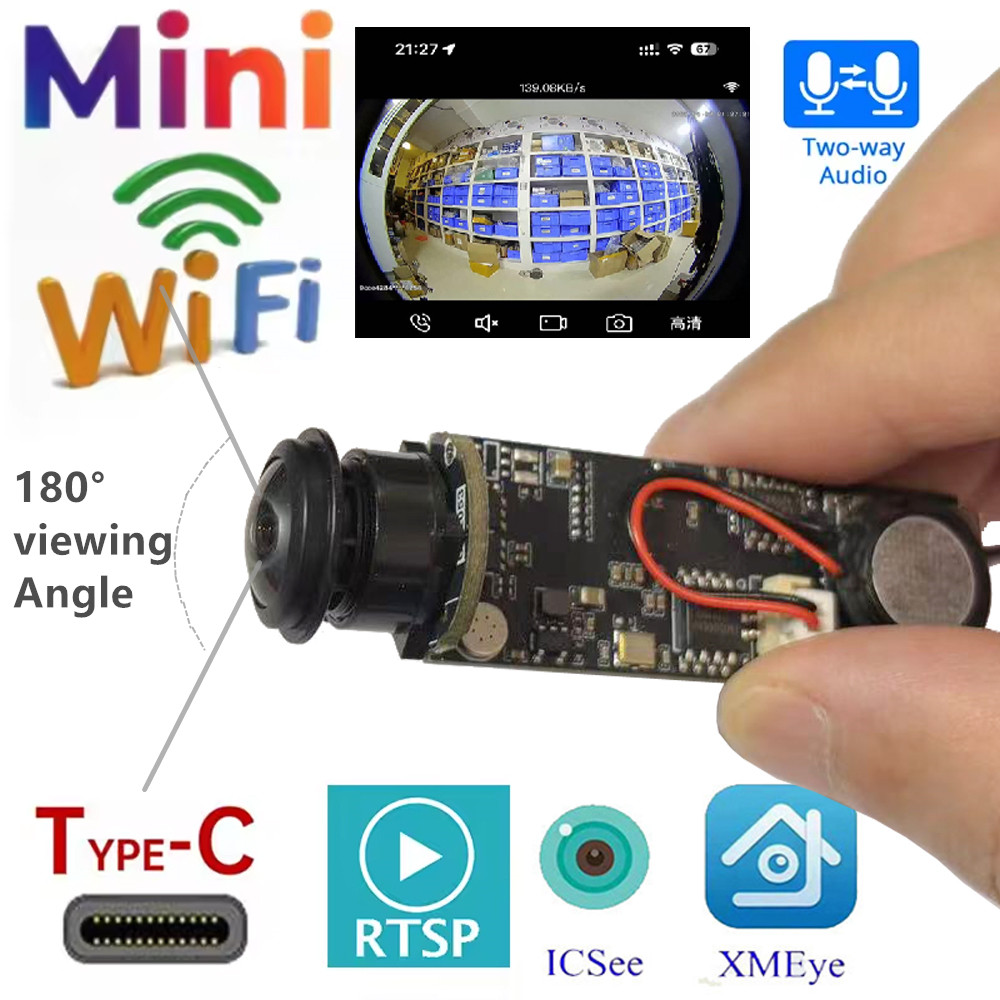 Home Office Xp - Mini Telecamera WiFi HD Modulo Fai-da-Te