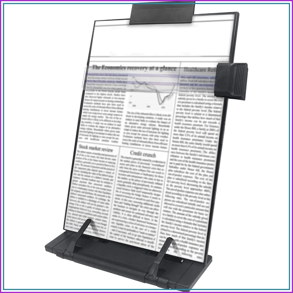 Document Holder Stand - Supporto per Documenti da Scrivania Regolabile