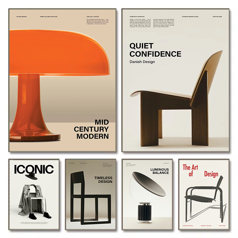 Poster Minimalista Bauhaus con - Home Office Icon recensione e prezzo