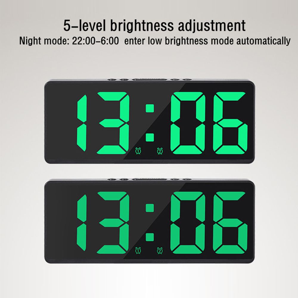 Controllo vocale sveglia digit - Led Desk Clock recensione e prezzo