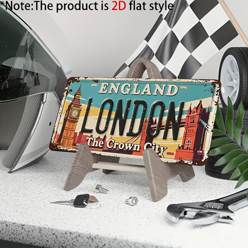Targa in metallo vintage The C - Home Office Of London recensione e prezzo