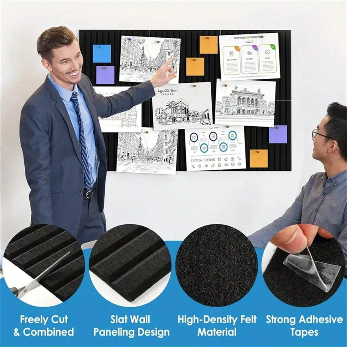 6 pz. Grandi Piastrelle in Fel - Home Office Alternative recensione e prezzo