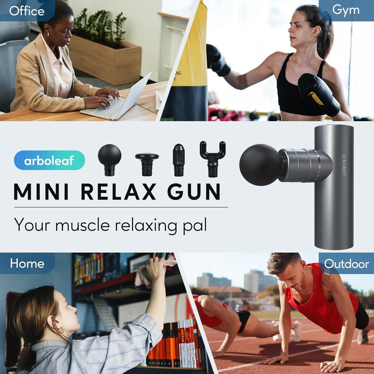 Pistola per massaggio muscolar - Home Office Alternative recensione e prezzo