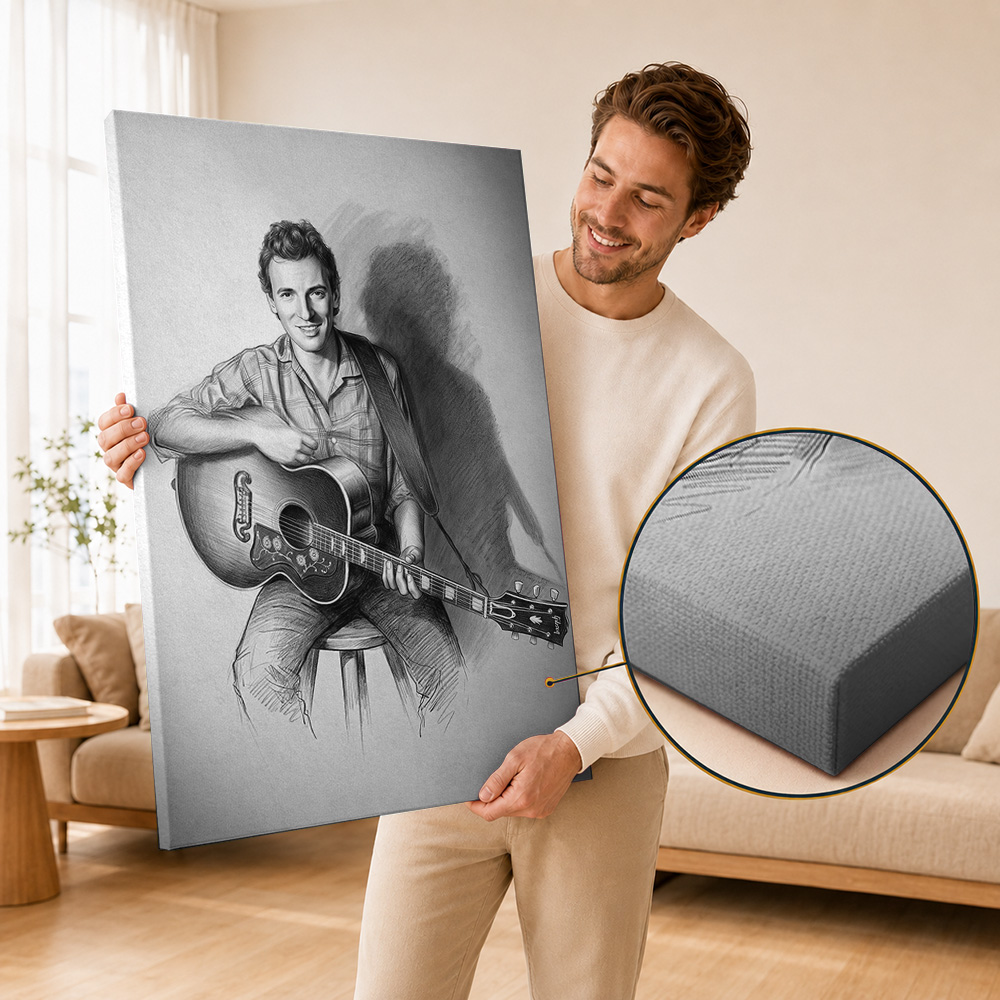 Poster su Tela di Bruce Spring - Home Office Icon recensione e prezzo