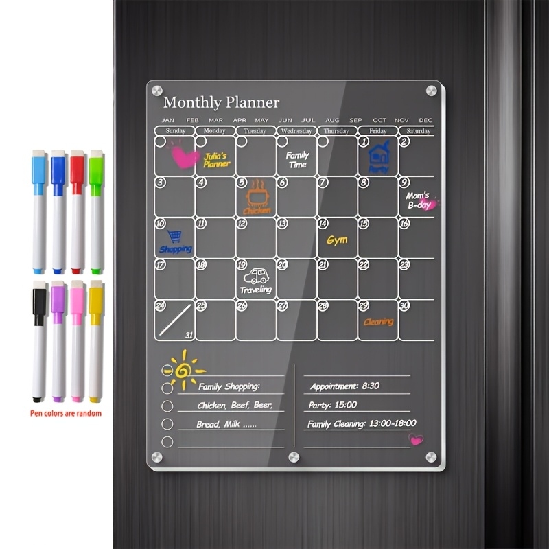 Calendario Magnetico in Acrili - Magnetic Calendar Board recensione e prezzo