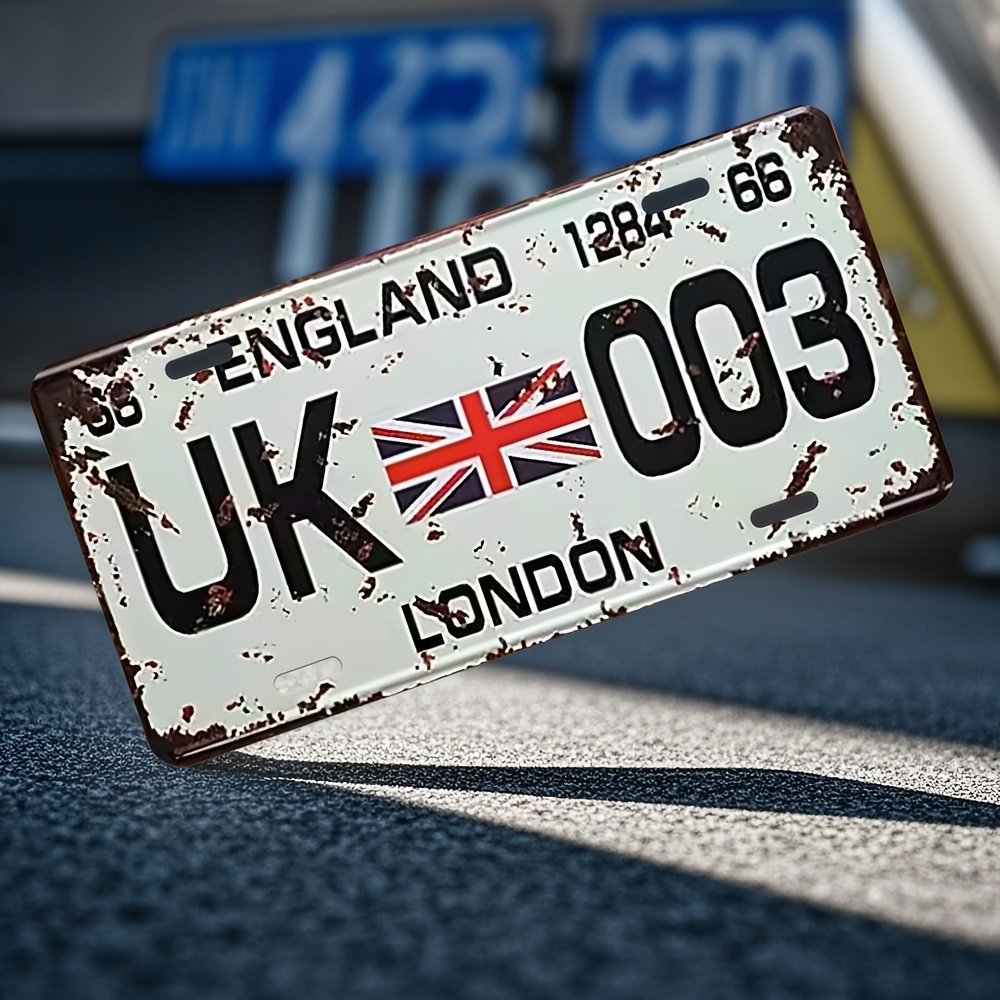 Targa in alluminio vintage Lon - Home Office Of London recensione e prezzo