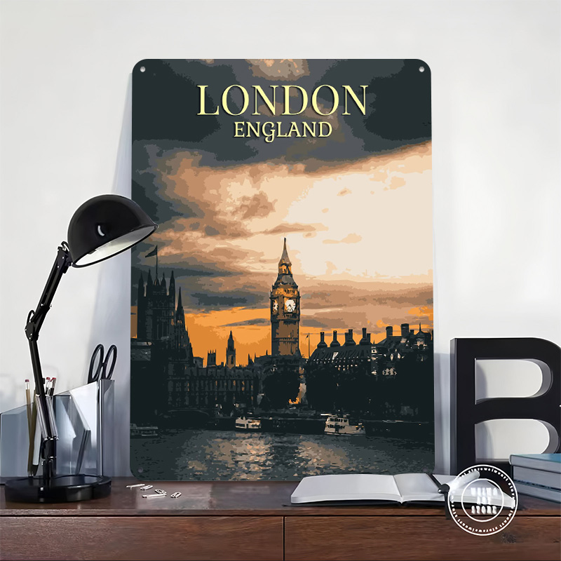 Poster vintage in banda stagna - Home Office Of London recensione e prezzo