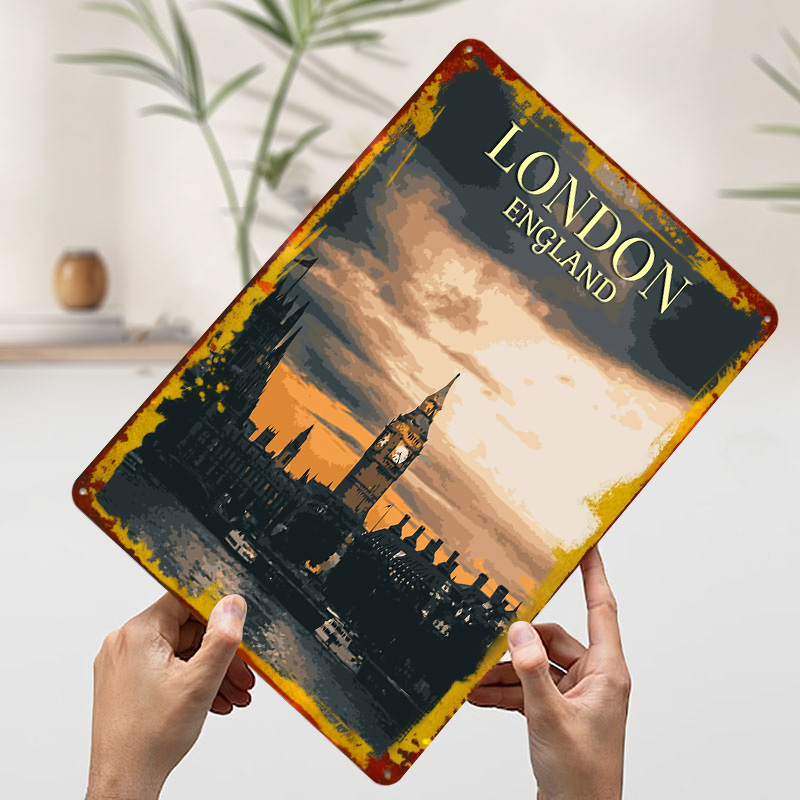 Poster vintage in banda stagna - Home Office Of London recensione e prezzo