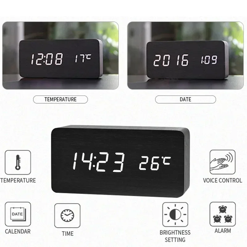 Sveglia digitale Orologio da t - Led Desk Clock recensione e prezzo