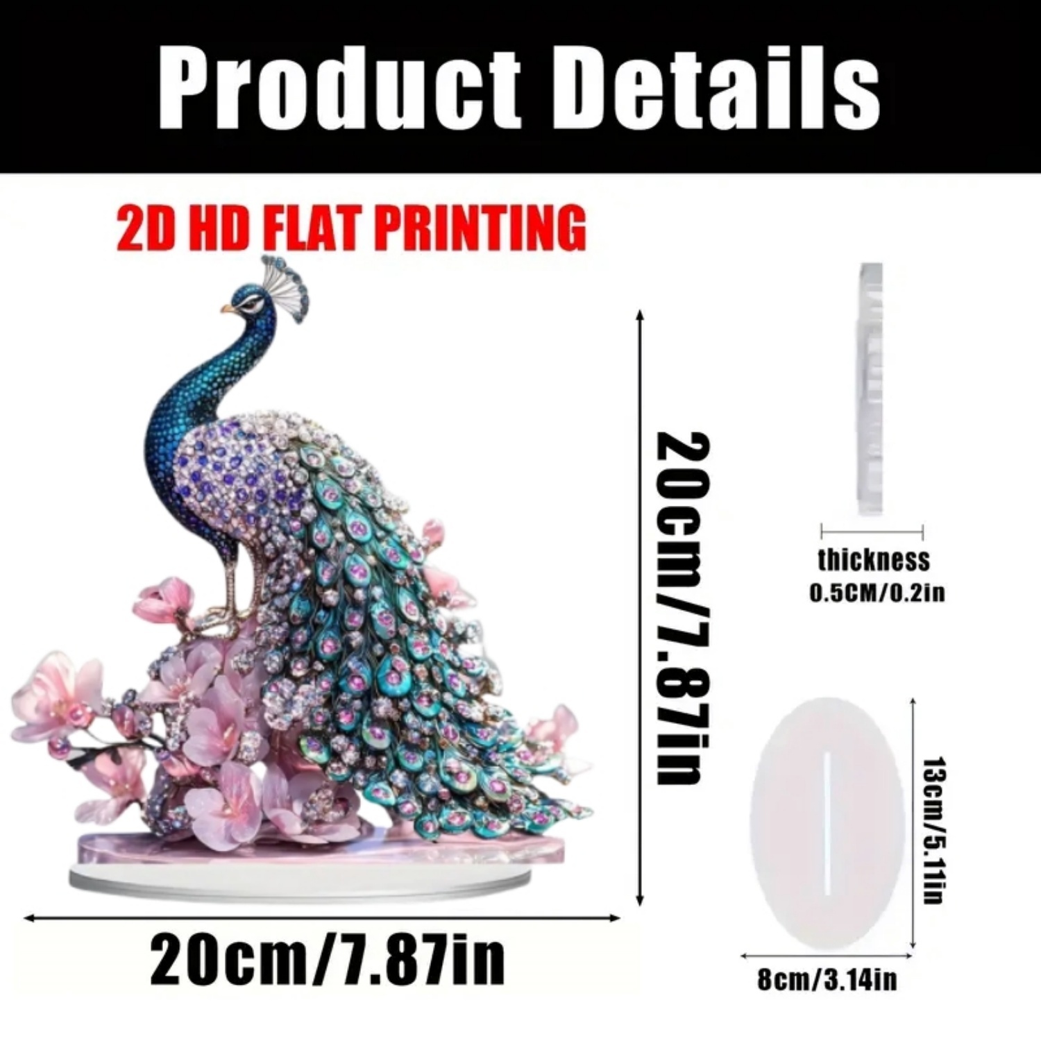 Statua 2D piatta in acrilico a - Home Office Studio recensione e prezzo