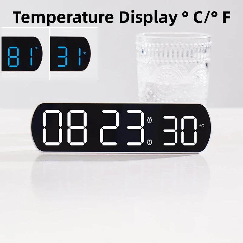 Controllo vocale Sveglia digit - Led Desk Clock recensione e prezzo
