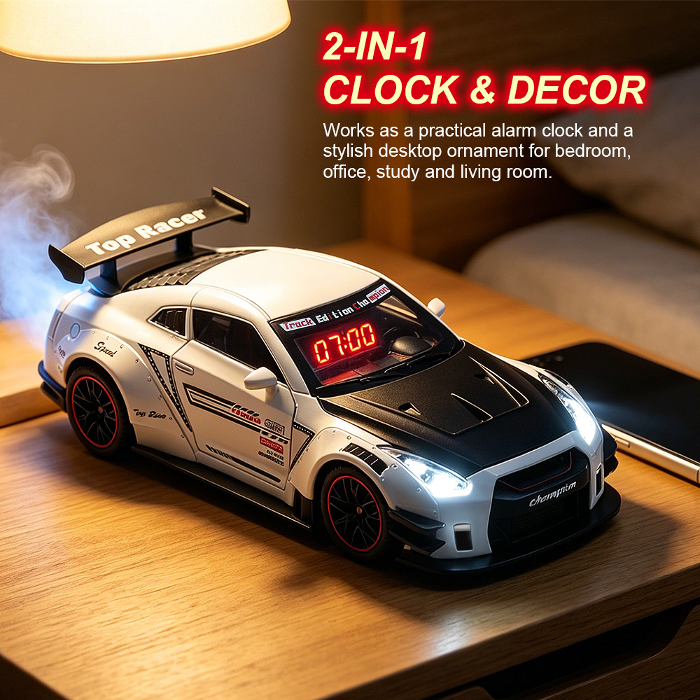Sveglia Ricaricabile a Forma d - Led Desk Clock recensione e prezzo